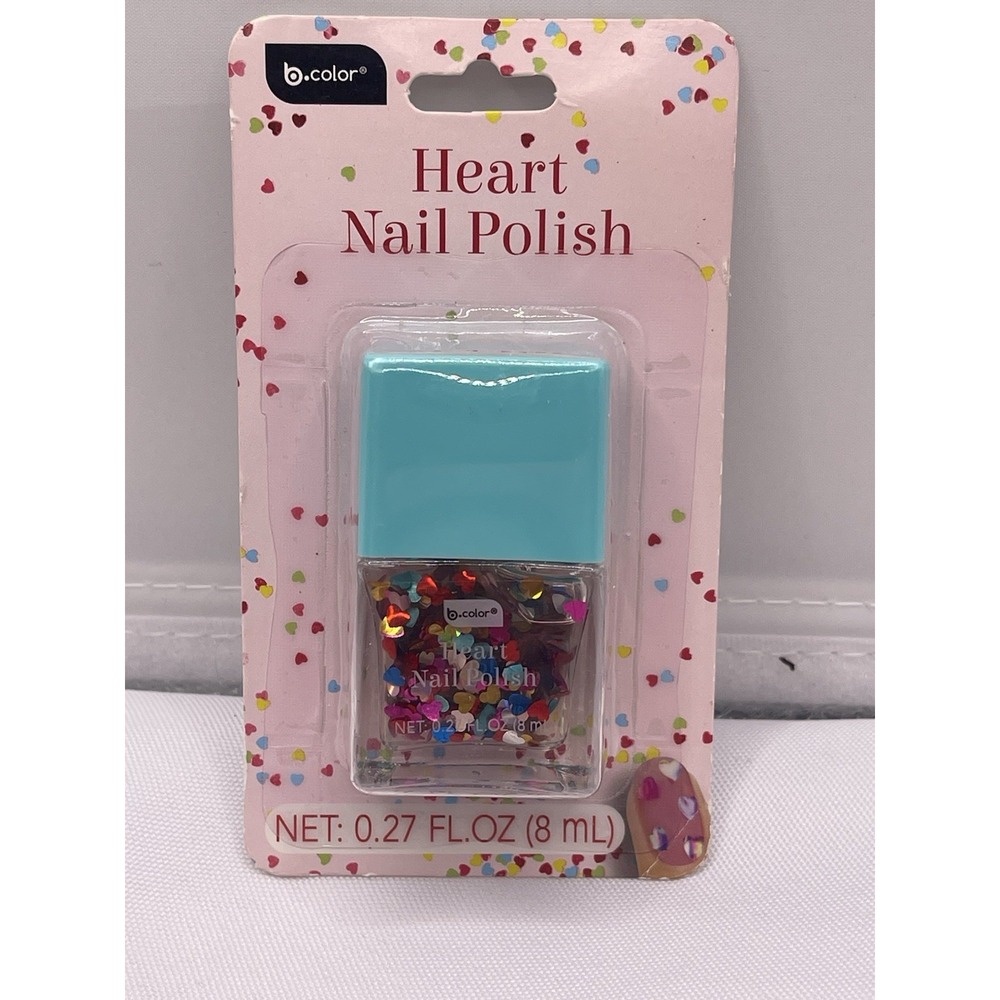 b.color Nail Polish sprinkle heart you